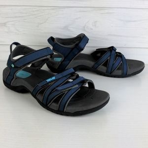 Teva Tirra Strappy Water Sandals Blue size 10
